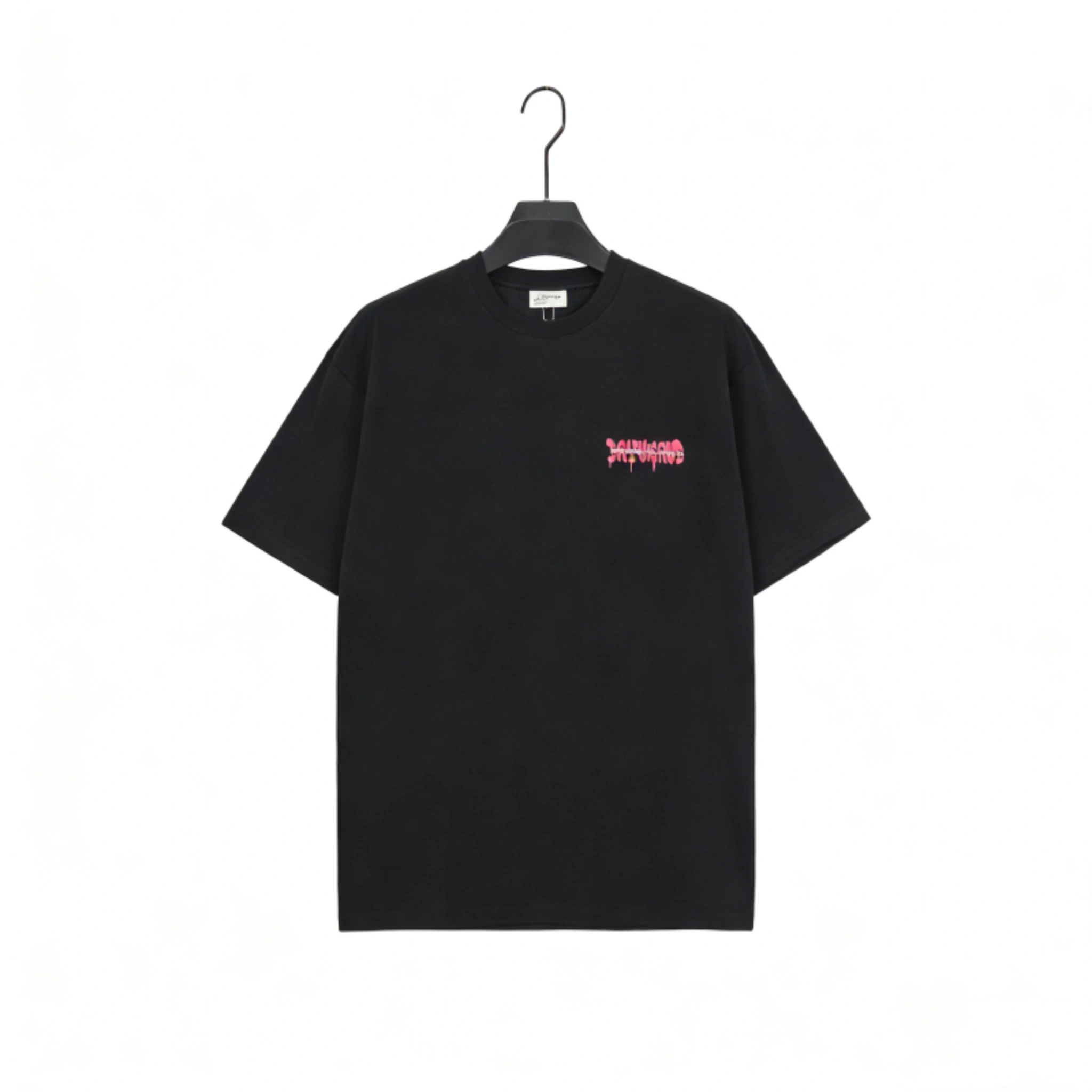 DRY WORLD Graffiti Oversized T-Shirt | Black Streetwear Graphic Tee