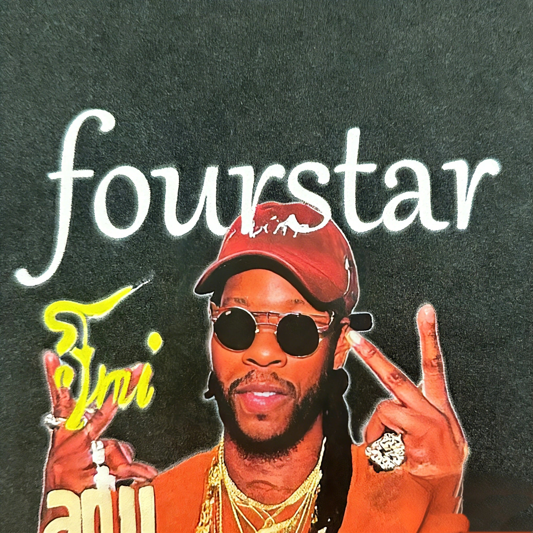 Fourstar x 2 Chainz Vintage Washed Graphic T-Shirt | Retro Hip Hop Skate Streetwear Tee