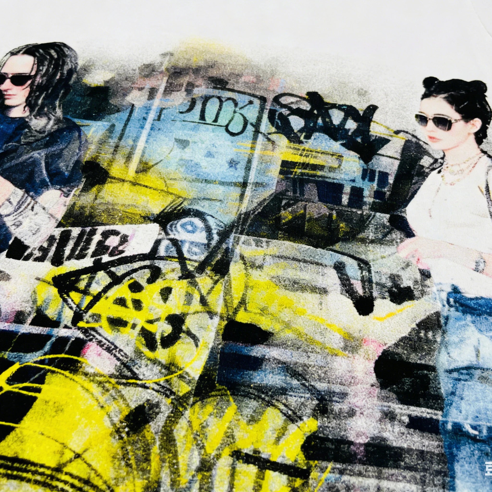 Vintage Collage Print Oversized T-Shirt | Subculture Streetwear Graphic Tee