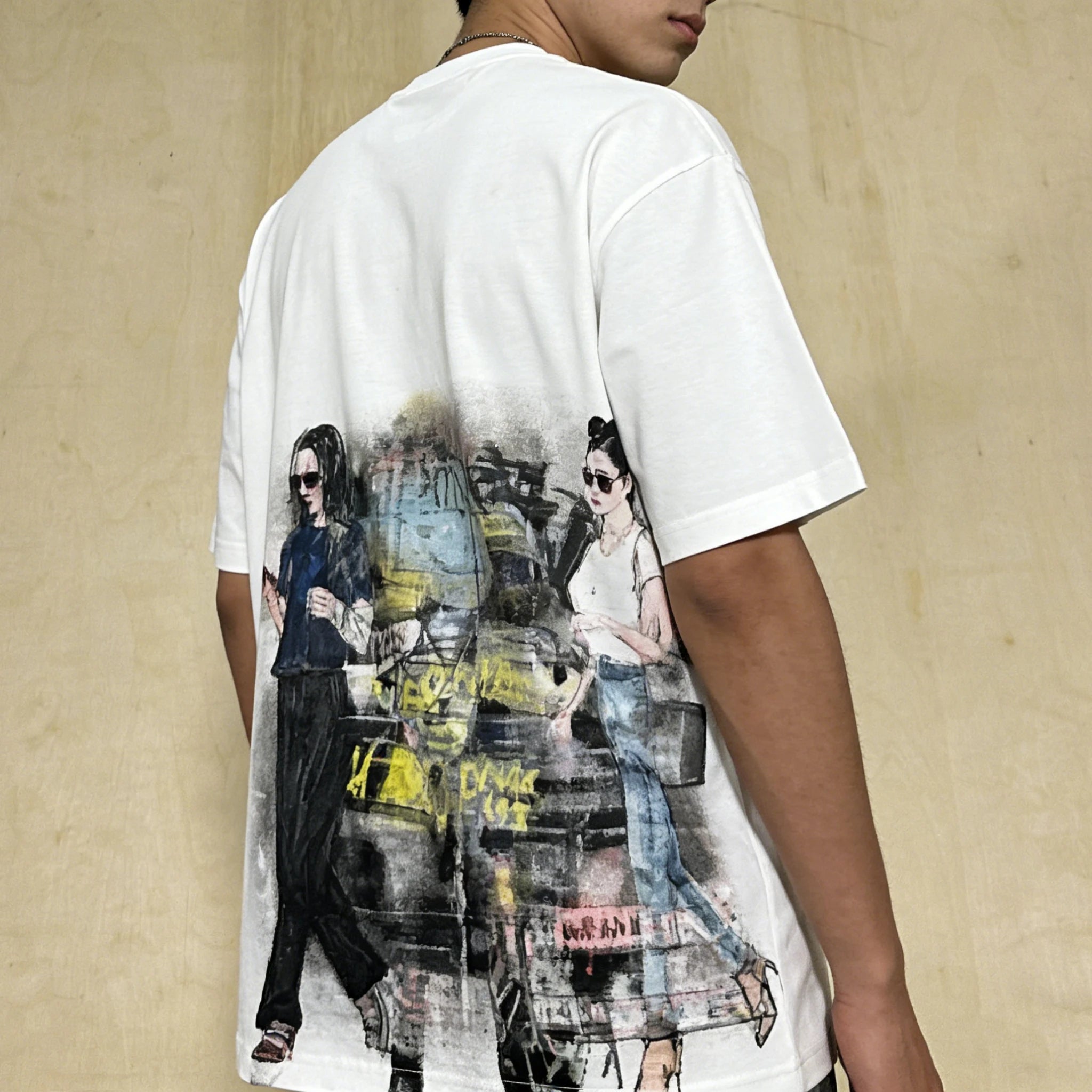 Vintage Collage Print Oversized T-Shirt | Subculture Streetwear Graphic Tee