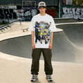 Vintage Collage Print Oversized T-Shirt | Subculture Streetwear Graphic Tee